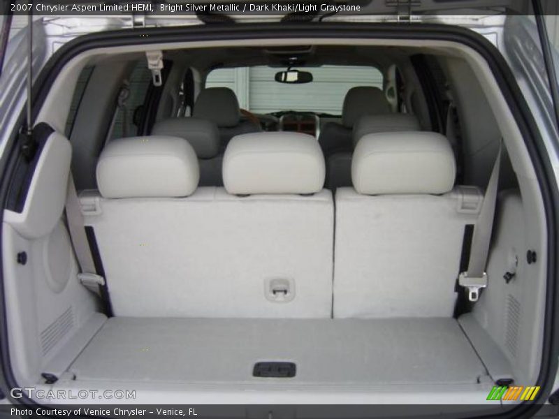 Bright Silver Metallic / Dark Khaki/Light Graystone 2007 Chrysler Aspen Limited HEMI