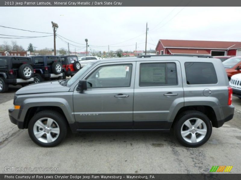 Mineral Gray Metallic / Dark Slate Gray 2013 Jeep Patriot Latitude