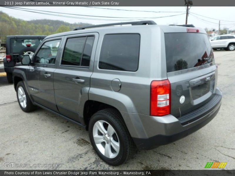 Mineral Gray Metallic / Dark Slate Gray 2013 Jeep Patriot Latitude