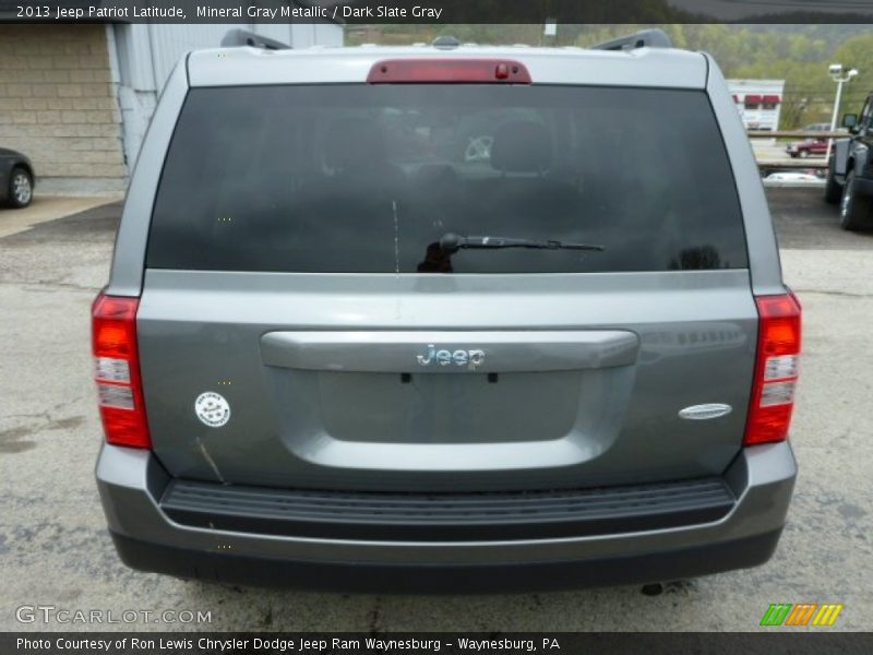 Mineral Gray Metallic / Dark Slate Gray 2013 Jeep Patriot Latitude