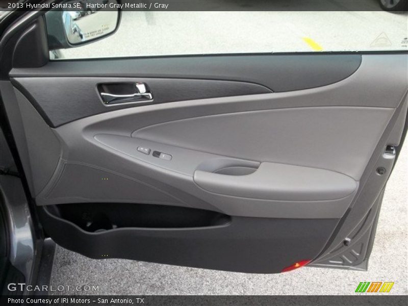 Harbor Gray Metallic / Gray 2013 Hyundai Sonata SE