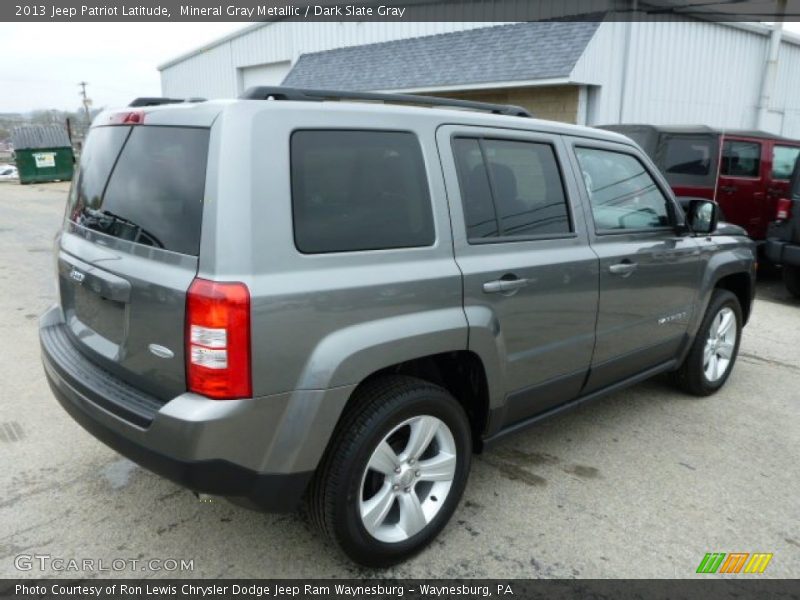Mineral Gray Metallic / Dark Slate Gray 2013 Jeep Patriot Latitude