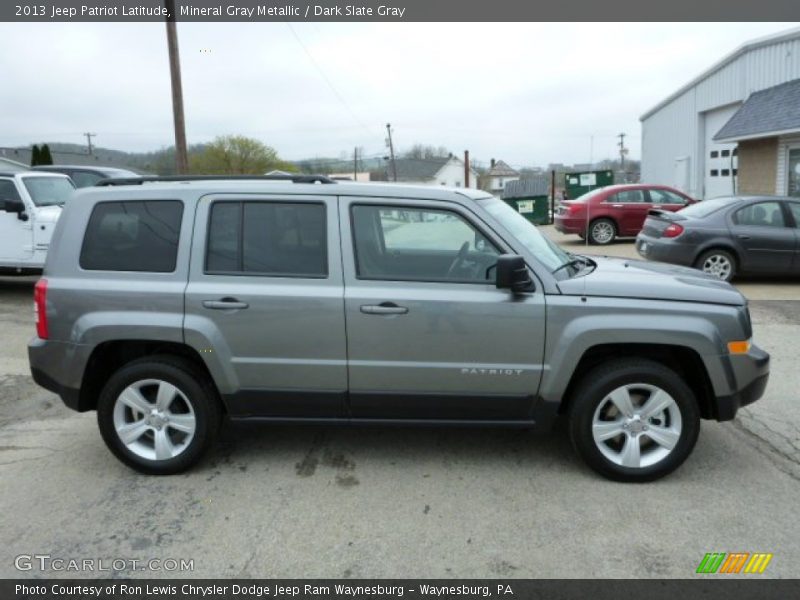 Mineral Gray Metallic / Dark Slate Gray 2013 Jeep Patriot Latitude