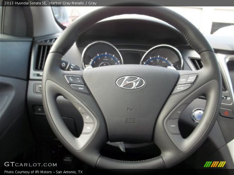 Harbor Gray Metallic / Gray 2013 Hyundai Sonata SE