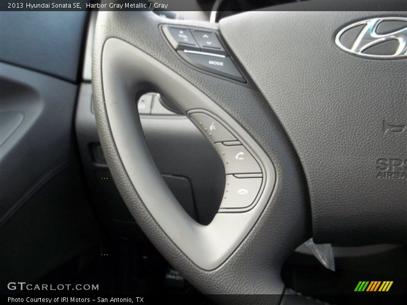 Harbor Gray Metallic / Gray 2013 Hyundai Sonata SE