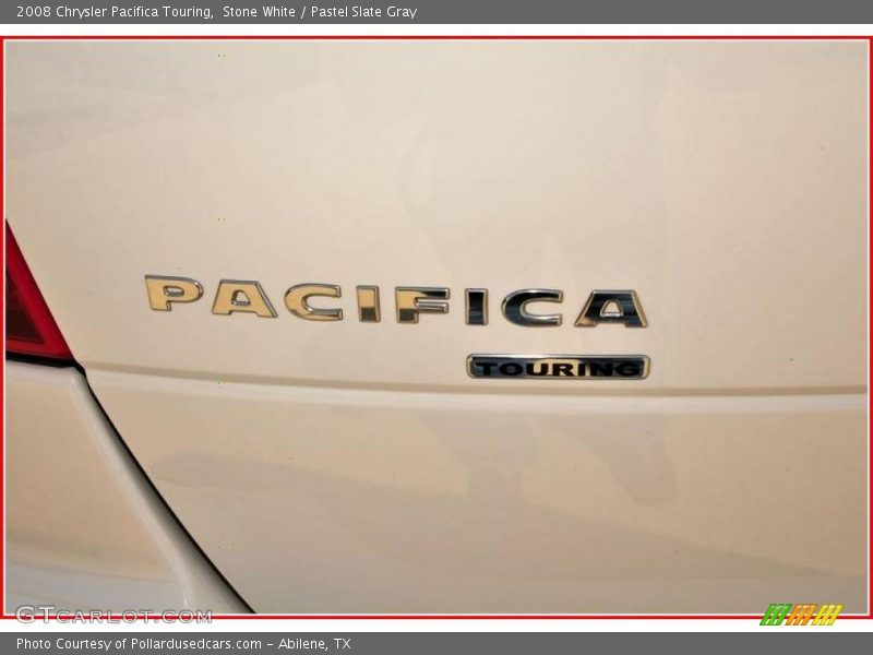 Stone White / Pastel Slate Gray 2008 Chrysler Pacifica Touring