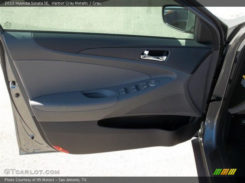 Harbor Gray Metallic / Gray 2013 Hyundai Sonata SE