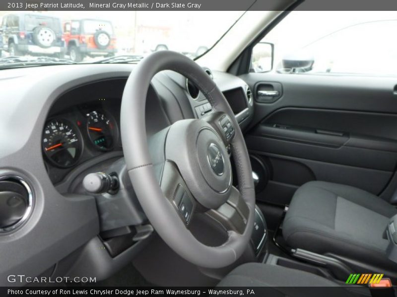 Mineral Gray Metallic / Dark Slate Gray 2013 Jeep Patriot Latitude