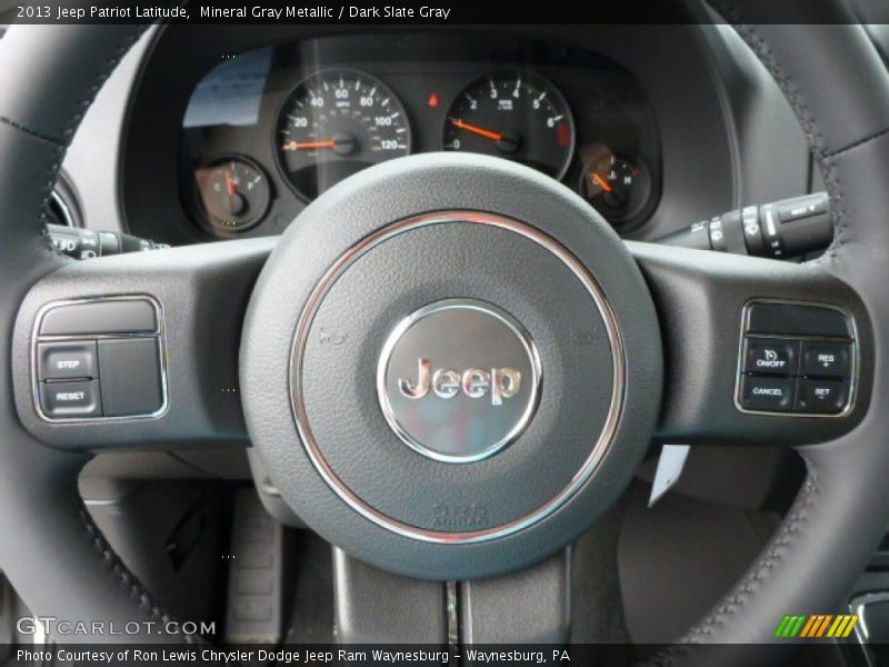 Mineral Gray Metallic / Dark Slate Gray 2013 Jeep Patriot Latitude