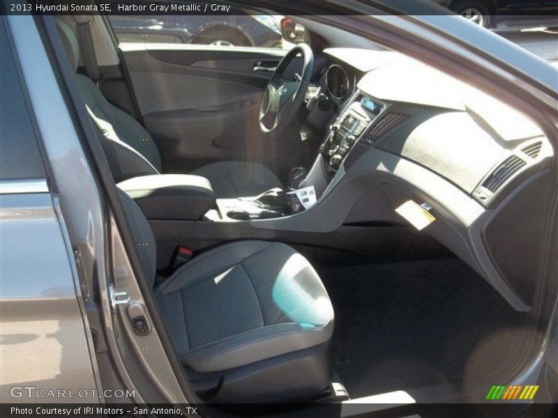 Harbor Gray Metallic / Gray 2013 Hyundai Sonata SE