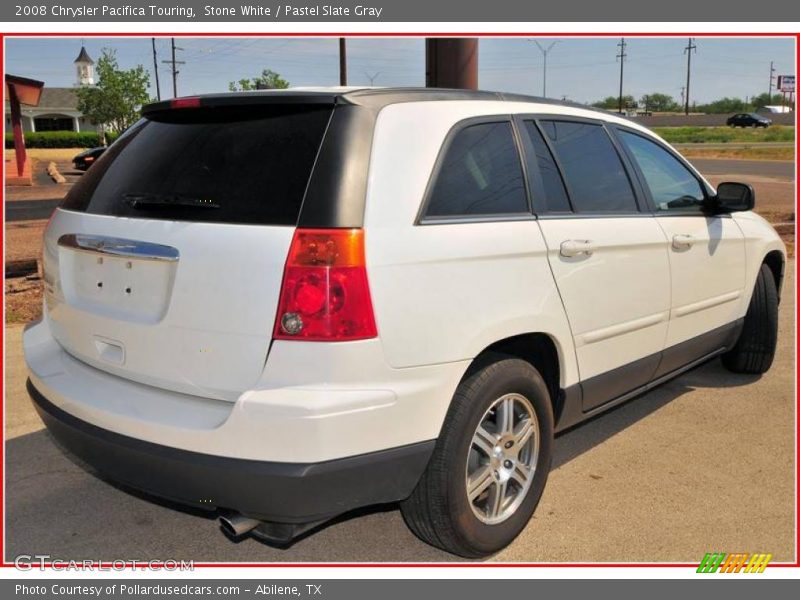 Stone White / Pastel Slate Gray 2008 Chrysler Pacifica Touring