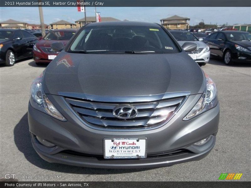 Harbor Gray Metallic / Gray 2013 Hyundai Sonata SE