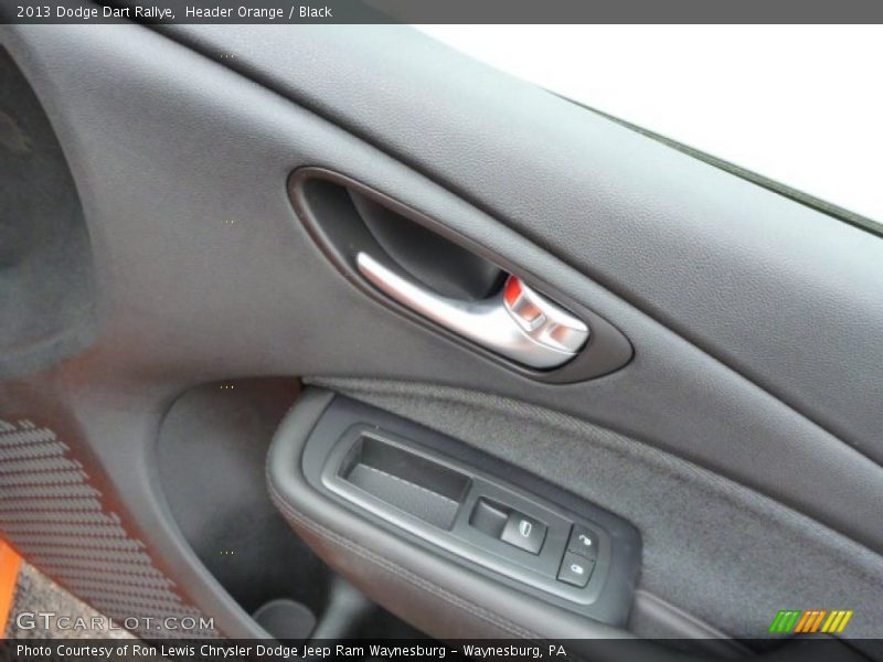 Header Orange / Black 2013 Dodge Dart Rallye