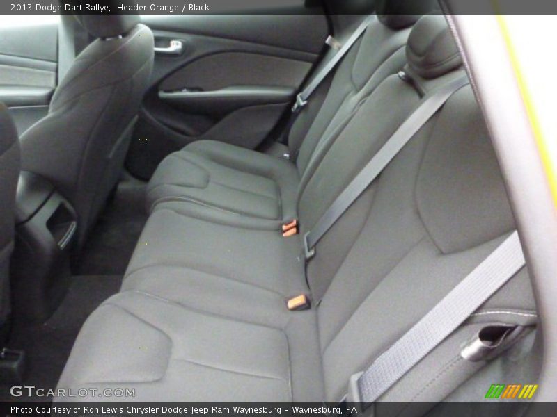 Header Orange / Black 2013 Dodge Dart Rallye