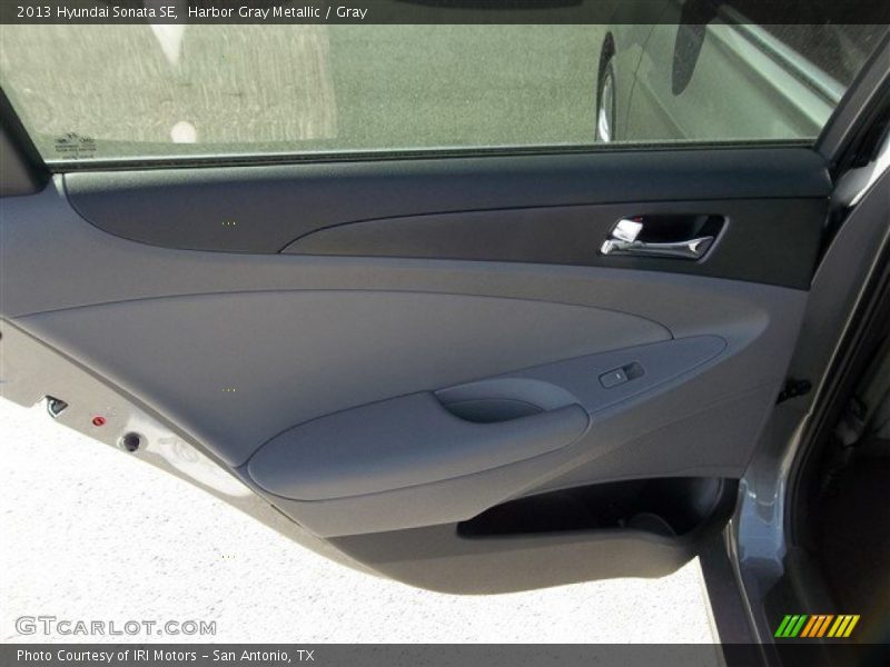Harbor Gray Metallic / Gray 2013 Hyundai Sonata SE