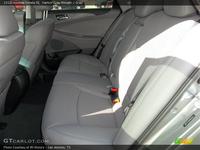Harbor Gray Metallic / Gray 2013 Hyundai Sonata SE