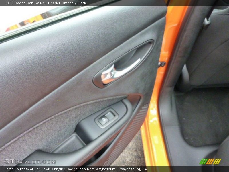Header Orange / Black 2013 Dodge Dart Rallye
