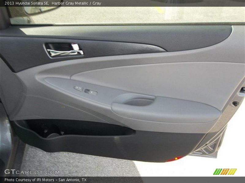 Harbor Gray Metallic / Gray 2013 Hyundai Sonata SE