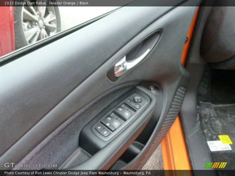 Header Orange / Black 2013 Dodge Dart Rallye