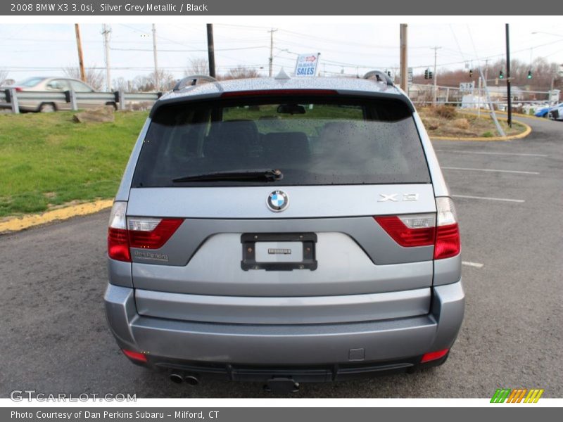 Silver Grey Metallic / Black 2008 BMW X3 3.0si
