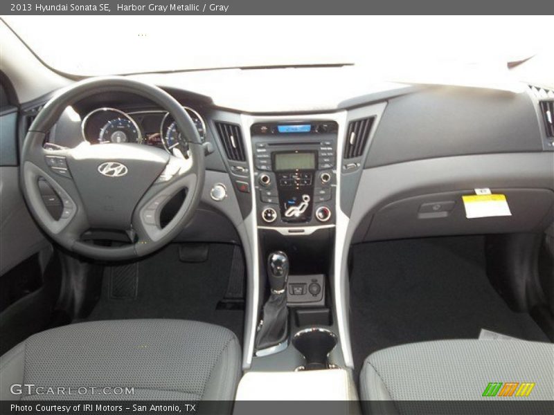 Harbor Gray Metallic / Gray 2013 Hyundai Sonata SE