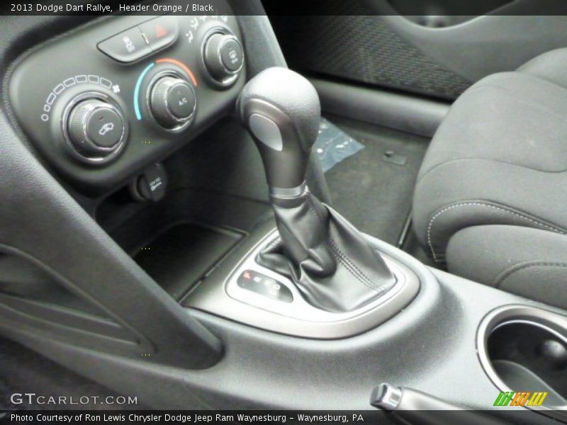 Header Orange / Black 2013 Dodge Dart Rallye