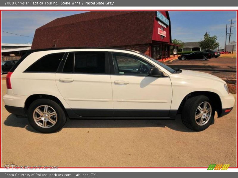 Stone White / Pastel Slate Gray 2008 Chrysler Pacifica Touring