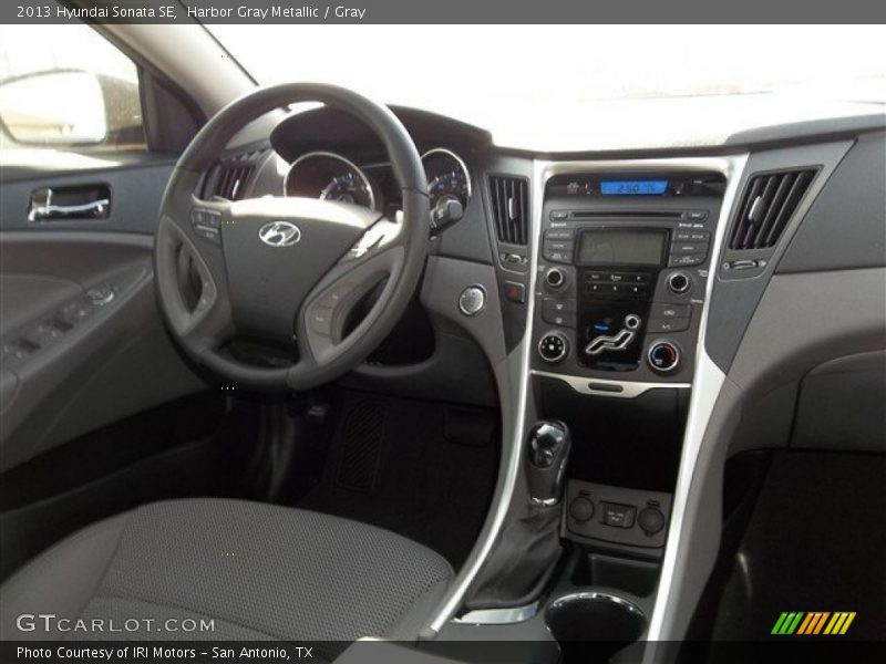 Harbor Gray Metallic / Gray 2013 Hyundai Sonata SE