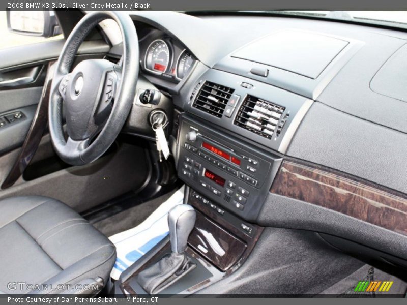 Silver Grey Metallic / Black 2008 BMW X3 3.0si