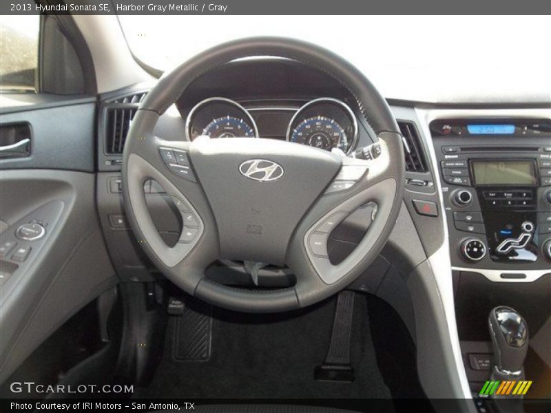 Harbor Gray Metallic / Gray 2013 Hyundai Sonata SE