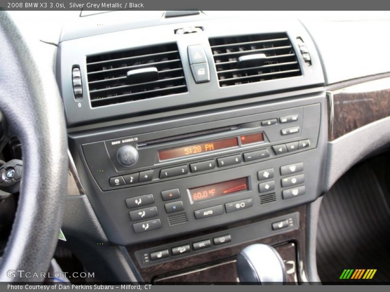 Silver Grey Metallic / Black 2008 BMW X3 3.0si