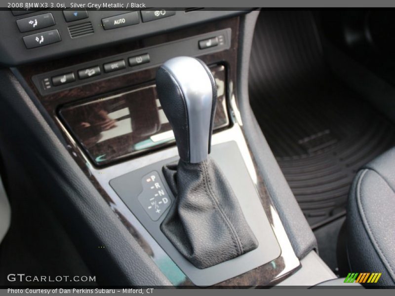 Silver Grey Metallic / Black 2008 BMW X3 3.0si