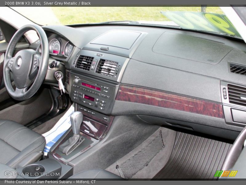 Silver Grey Metallic / Black 2008 BMW X3 3.0si