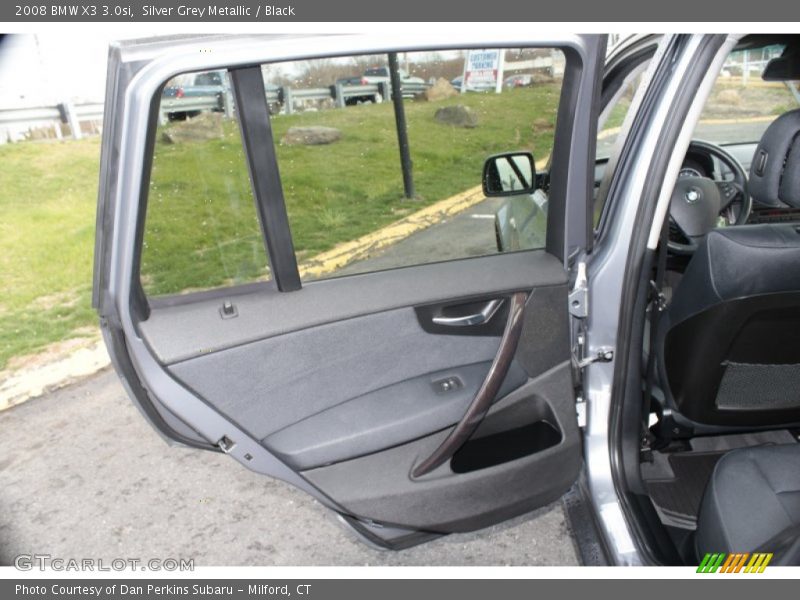 Silver Grey Metallic / Black 2008 BMW X3 3.0si