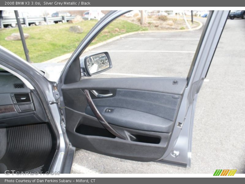 Silver Grey Metallic / Black 2008 BMW X3 3.0si
