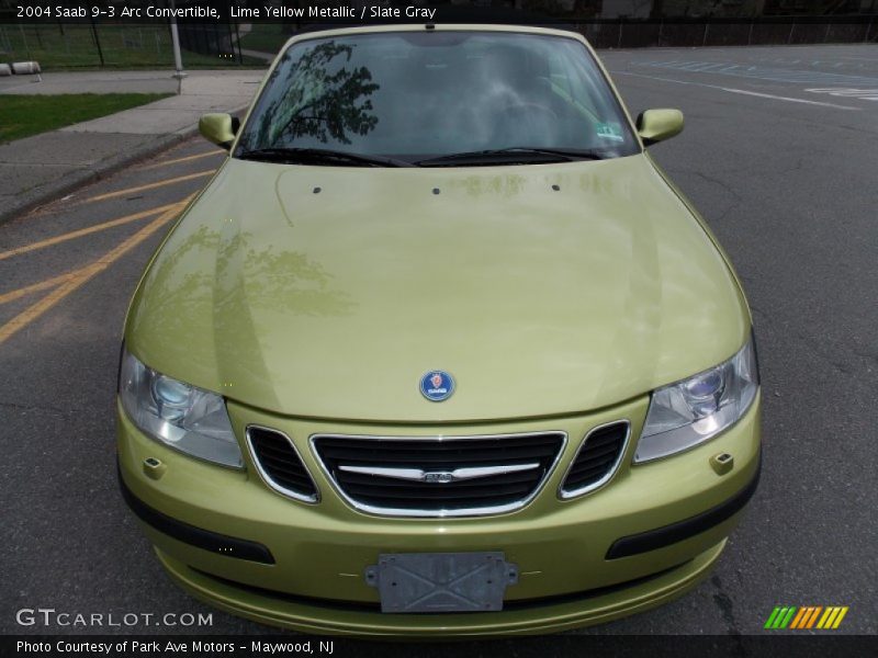  2004 9-3 Arc Convertible Lime Yellow Metallic