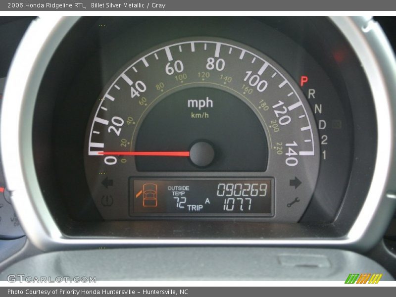 Billet Silver Metallic / Gray 2006 Honda Ridgeline RTL