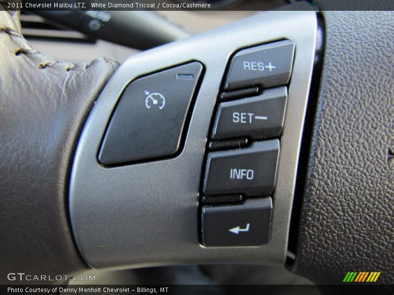 White Diamond Tricoat / Cocoa/Cashmere 2011 Chevrolet Malibu LTZ