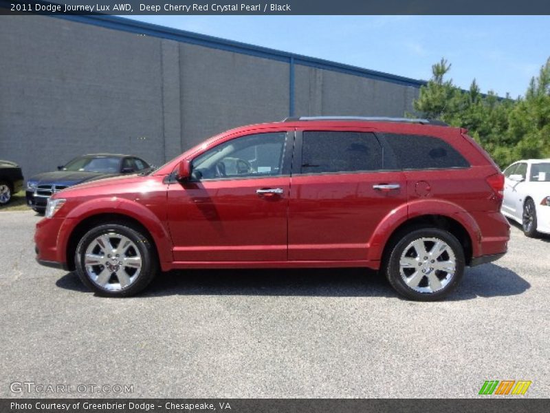  2011 Journey Lux AWD Deep Cherry Red Crystal Pearl