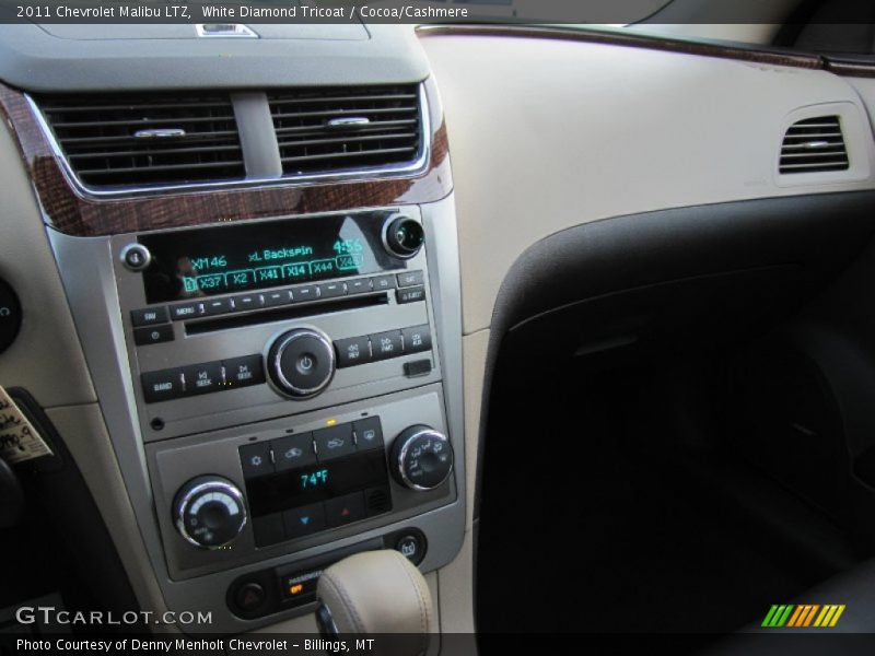 White Diamond Tricoat / Cocoa/Cashmere 2011 Chevrolet Malibu LTZ