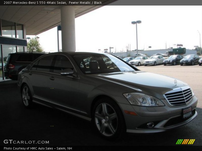 Pewter Metallic / Black 2007 Mercedes-Benz S 550 4Matic Sedan