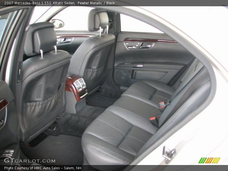Pewter Metallic / Black 2007 Mercedes-Benz S 550 4Matic Sedan