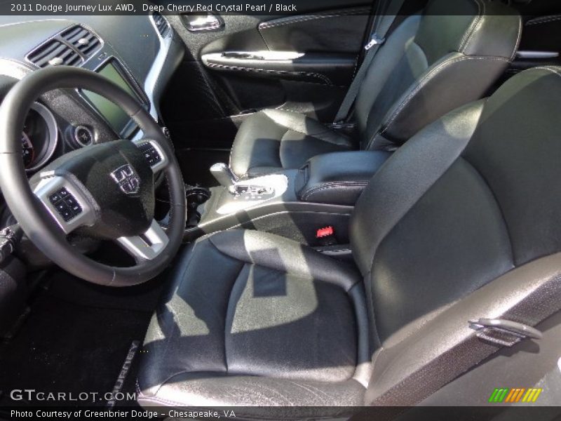  2011 Journey Lux AWD Black Interior
