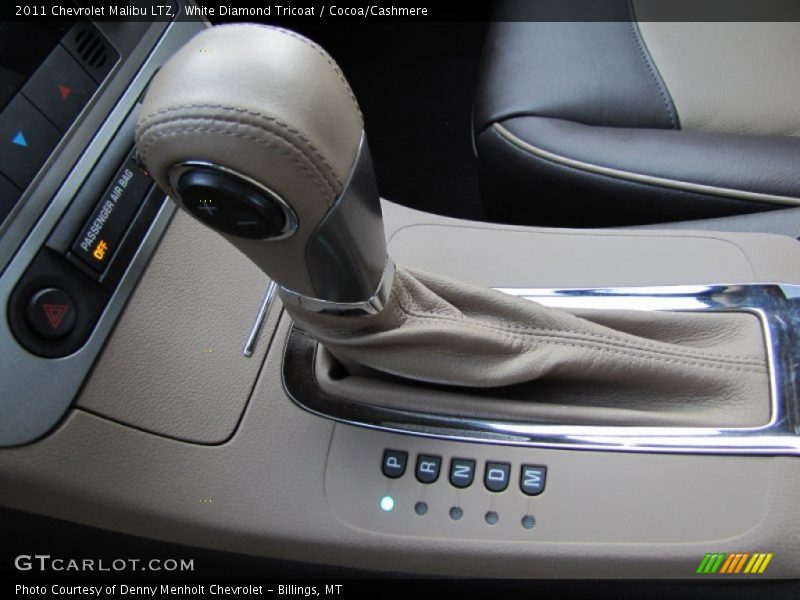 White Diamond Tricoat / Cocoa/Cashmere 2011 Chevrolet Malibu LTZ