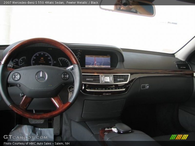 Pewter Metallic / Black 2007 Mercedes-Benz S 550 4Matic Sedan