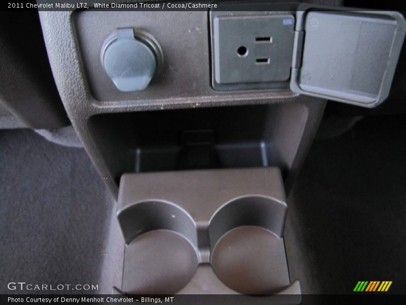 White Diamond Tricoat / Cocoa/Cashmere 2011 Chevrolet Malibu LTZ