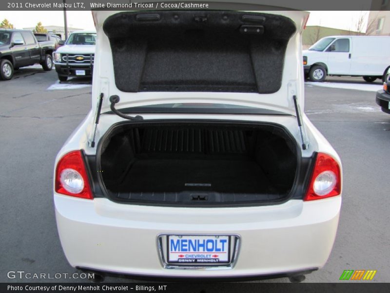 White Diamond Tricoat / Cocoa/Cashmere 2011 Chevrolet Malibu LTZ