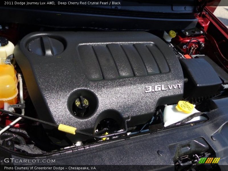  2011 Journey Lux AWD Engine - 3.6 Liter DOHC 24-Valve VVT Pentastar V6