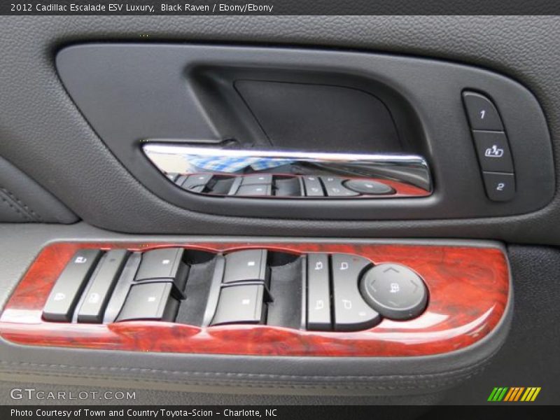 Black Raven / Ebony/Ebony 2012 Cadillac Escalade ESV Luxury