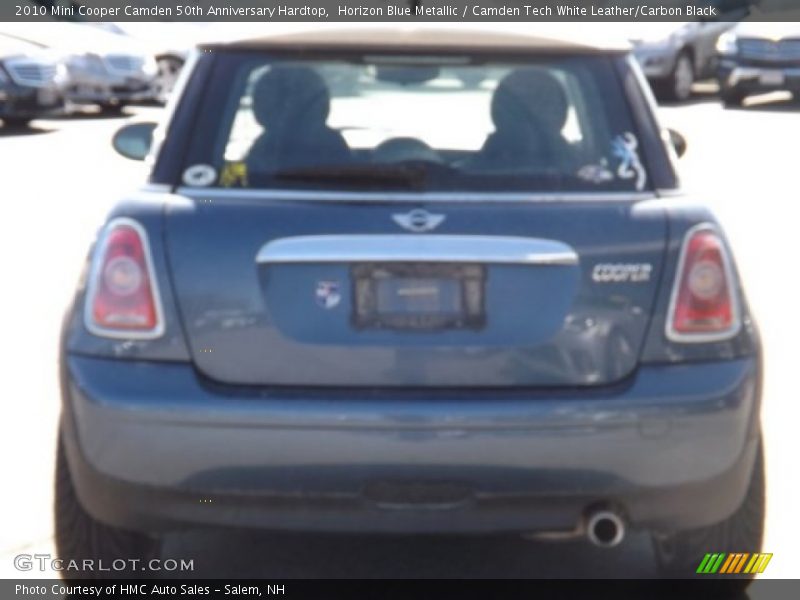 Horizon Blue Metallic / Camden Tech White Leather/Carbon Black 2010 Mini Cooper Camden 50th Anniversary Hardtop